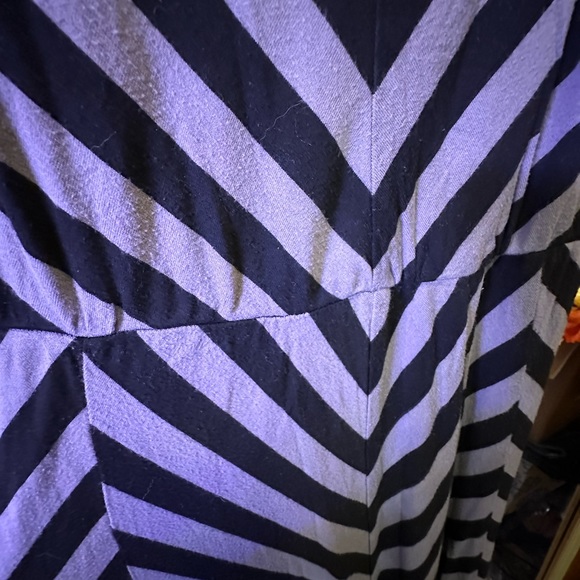 Striped Maxi Dress Size small, stretchy - Picture 2 of 6